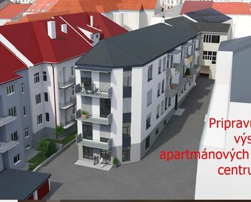 Výstavba apartmánových bytov centrum Banská Bystrica