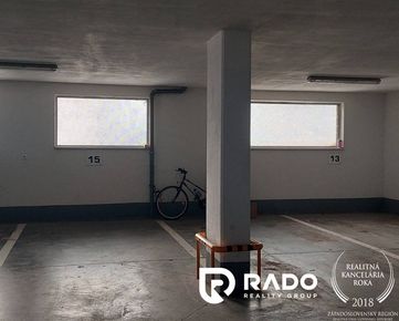 RADO | Parkovacie miesto v suteréne byt. domu, Trenčín, Na Zongorke