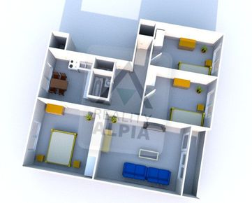 4-izbový byt s loggiou, /87 m2/, Žilina - Vlčince III