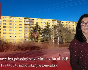 Kúpime 3 izbový byt, pôvodný stav, Banská Bystrica - Moskovská ul