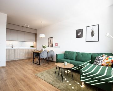 HERRYS - Na prenájom 2-izbový apartmán v čerstvo skolaudovanej novostavbe s garážovým státím
