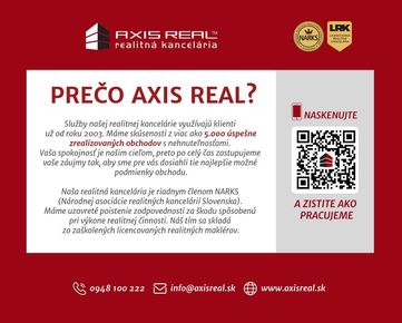 AXIS REAL | Hľadáme pre našich klientov garsónku v Bratislave II.