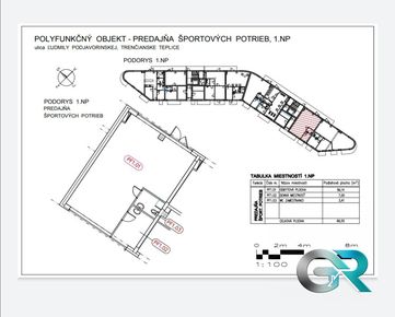 Ponúkame Vám na prenájom obchodné priestory v novostavbe v Trenčianskych Tepliciach,66,50m2.