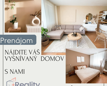 PLUS REALITY I  Krátkodobý prenájom!  Kompletne zariadený 2 izbový byt v lokalite Bratislava Petržalka na Budatínskej ulici na prenájom!