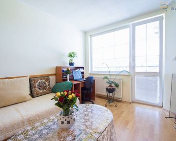Na prenájom slnečný a priestranný 1 izbový byt s Lodžiou, veľkorysou kúpeľňou, samostatným WC a Fitness alebo pracovňou, (68m2), v Rodinnom dome, na Tranovského ulici, Košice - JUH