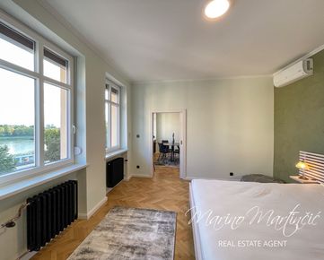 Luxusné zariadený byt s krásnym výhľadom na Dunaj vedľa kúpeľov Grössling