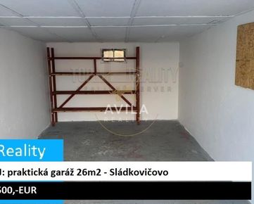 NA PREDAJ: praktická garáž 26m2 - Sládkovičovo