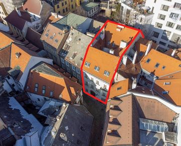 Predaj historická budova, meštiansky dom so záhradou, Zámočnícka ul., Bratislava I – Staré Mesto