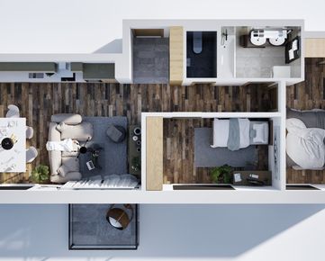 (BD1_01.10) dokončený  3-izbový byt v projekte KRÁSNE V KRÁSNE - Krásno nad Kysucou