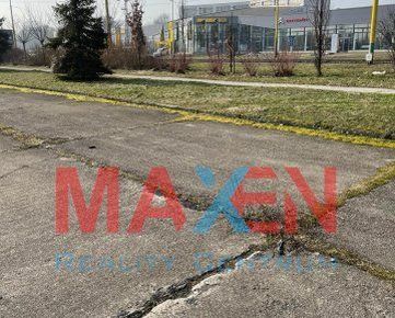 Prenájom: MAXEN Reality Centrum, Pozemok-spevnená plocha pri hlavnej dopravnej komunikácii, 2100 m2, Južná tr. Košice IV-Juh