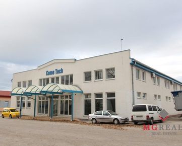 Prenájom spevnej (asfaltovej) plochy 2500 m2  a skladových priestorov 750 m2 v Trnave - Modranke