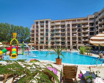 3-izbový apartmán za skvelú cenu v najobľúbenejšom rodinnom komplexe 4*Cascadas Family Resort, 500m od mora, Slnečné pobrežie, Bulharsko