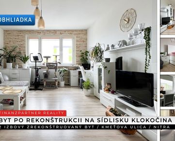 2 izbový byt, Kmeťova, Nitra + 3D