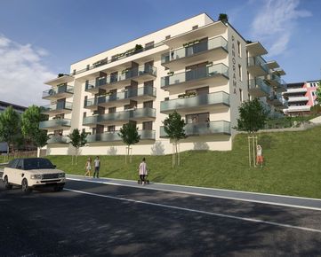 2 izbový byt s južným priestranným balkónom v novostavbe Panorama Žilina, byt č. 105