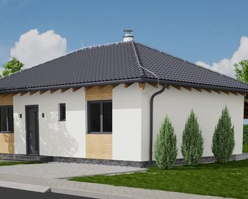 Novostavba, nízkoenergetického rodinného domu v projekte ,, Pod Striebonicou ,, - bungalov 5