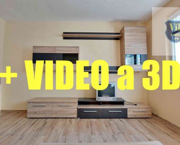 ViP 3D a Video. Byt 2+1, 52 m2 s loggiou, Banská Bystrica-Sásová