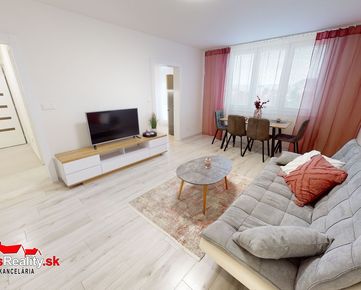 Na predaj kompletne zrekonštruovaný 3-izbový byt na ulici Legionárska v Trenčíne.