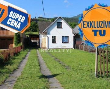TUreality ponúka rodinný dom na pozemku 992m2 v časti ČERNOVÁ - RUŽOMBEROK