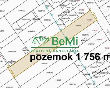 Pozemok so starým domom v obci Čechynce ID 292-14-MIG