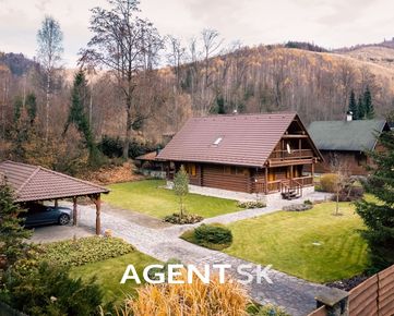 AGENT.SK | Krásny zrubový rodinný dom s 1370 m2 pozemkom v Oščadnici
