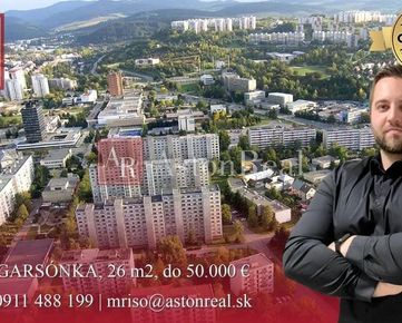 HĽADÁM: GARSÓNKA, 26m2, do 50.000€, Považská Bystrica - STRED