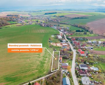 Exkluzívne na predaj stavebný pozemok v obci Haláčovce, len 7km od Bánoviec nad Bebravou