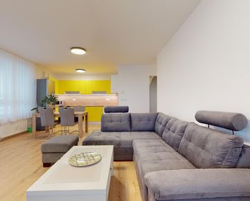 na prenájom 3-izbový byt o výmere  80 m2 + 22 m2 balkón a  garážové státie v novostavbe ARBORIA na ulici Veterná.