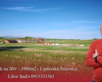 PREDAJ: Pozemok na IBV - 3900m2 - Liptovská Štiavnica CENA+DOHODA