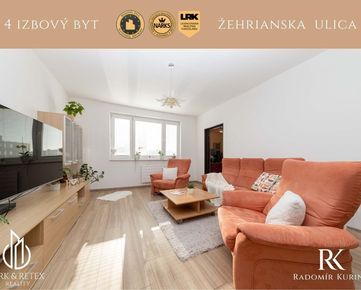 Veľkometrážny rožný 4 izbový byt na ulici Žehrianska