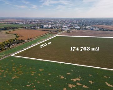 Exkluzívne PNORF – investičný pozemok, 174 763 m2, v susedstve priemyselnej zóny Trnava - Západ
