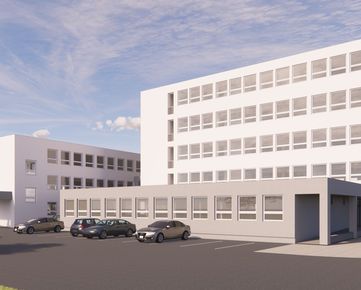 Nový projekt polyfunkčného centra – obchodné priestory o výmere 170,10 m2 s parkovaním na prenájom, Hollého 3, Košice