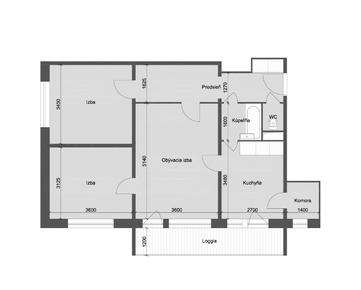 Rezervované | Arvin & Benet | Šikovne riešený 3i byt s priestrannou loggiou a pivnicou