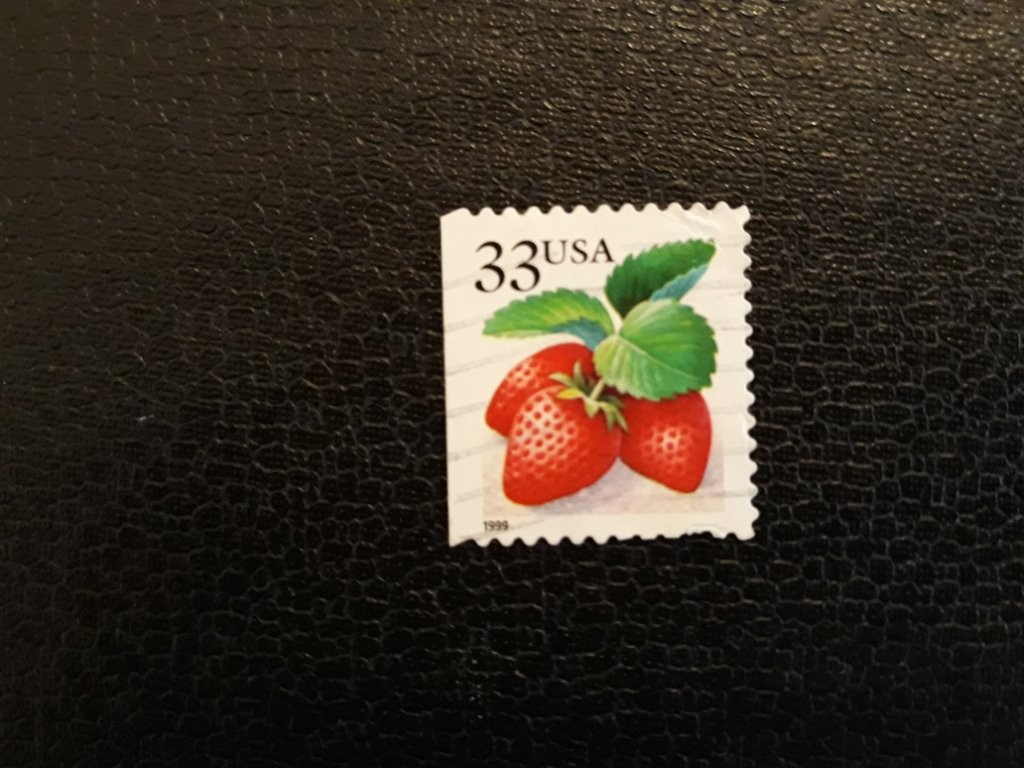 USA 1999 Strawberries 33 Cent, poštová známka