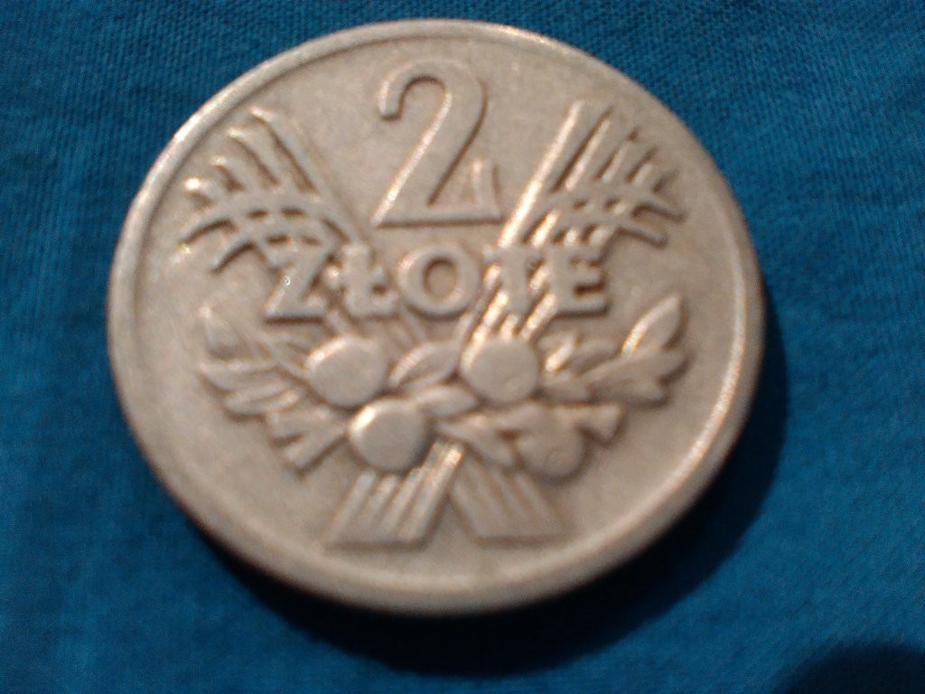 2 Zlotych Poľsko 1958
