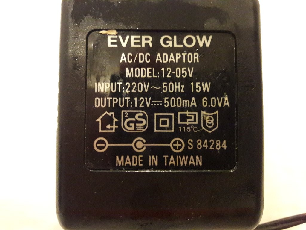 Adaptér - Ever Glow 12 V - 05V, OUTPUT:12 V 500 mA