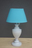  Lampa  stolová   biela -  modrý   klobúk 