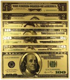 Luxusná zlatá zberateľská edícia - USD