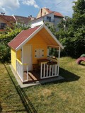 Záhradný domček pre deti Typ C s okenicami