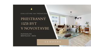 1 izbový byt Bratislava III - Rača prenájom